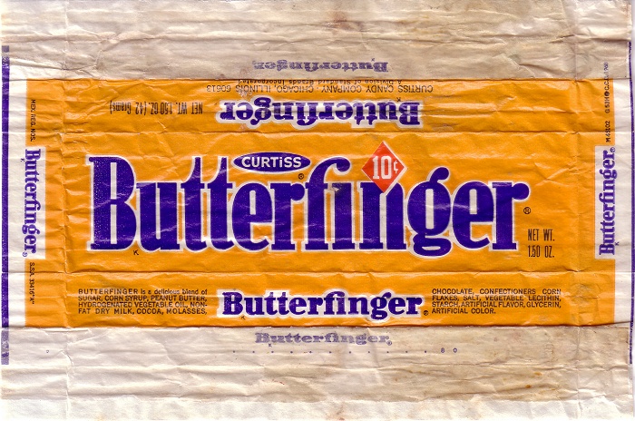 1968 Butterfinger Candy Wrapper