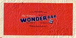1960s Wonder Bar Candy Wrapper