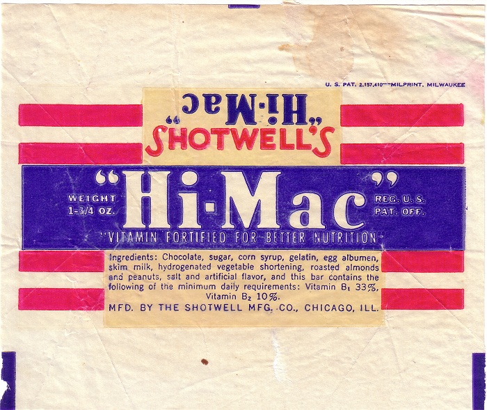 1960s Hi-Mac Candy Wrapper
