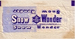1930s Snow Wonder Candy Wrapper