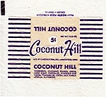 1940s Coconut Hill Candy Wrapper