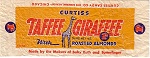 1940s Taffee Giraffee Candy Wrapper