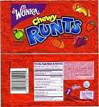 2010 Runts Candy Wrapper