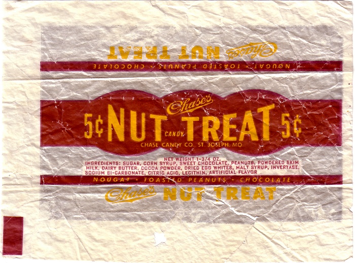 1940s Nut Treat Candy Wrapper