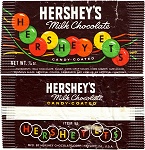 1960s Hersheyets Candy Wrapper