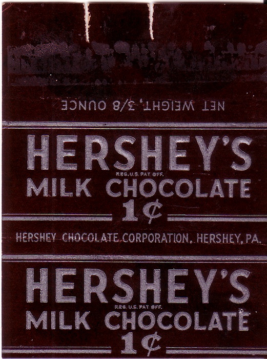 1940s Hersheys Candy Wrapper