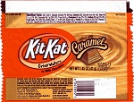 2008 Kit Kat Caramel Candy Wrapper