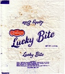 1950s Lucky Bite Candy Wrapper