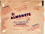 1940s Almonets Candy Wrapper