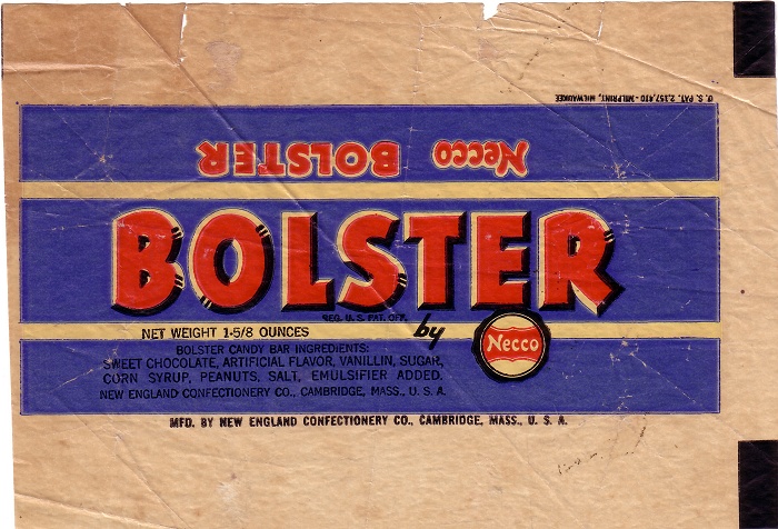 1940s Bolster Candy Wrapper