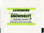 1940s Snowdrift Candy Wrapper