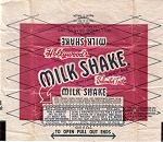 1950s Milk Shake Candy Wrapper