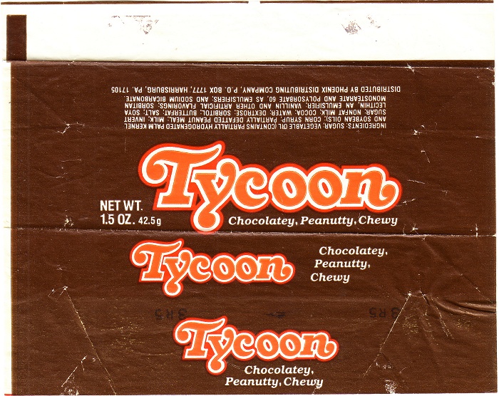 1970s Tycoon Candy Wrapper