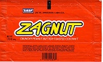 1980s Zagnut Candy Wrapper