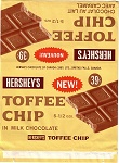 1967 Toffie Chip Candy Wrapper