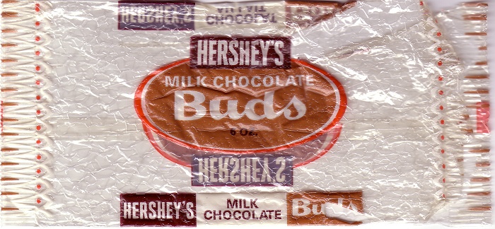1967 Hershey Buds Candy Wrapper