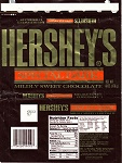 2004 Hershey Special Dark Candy Wrapper