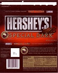 2006 Hershey Special Dark Candy Wrapper