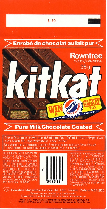 1970s Kit Kat Candy Wrapper
