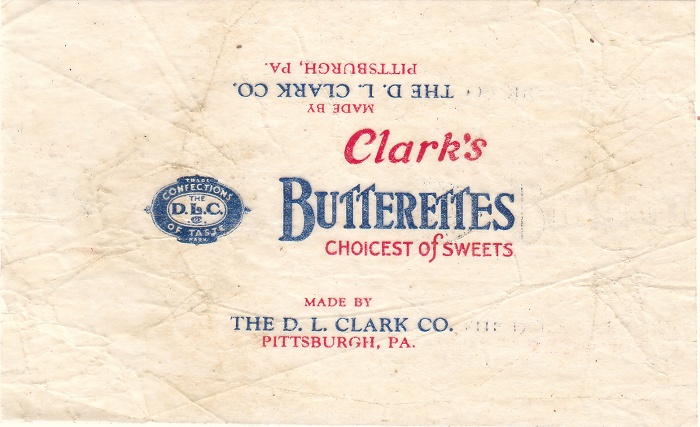 1940s Butterettes Candy Wrapper