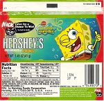 2002 Hershey Sponge Bob Candy Wrapper