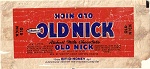 1940s Old Nick Candy Wrapper