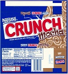 2001 Crunch Mocha Candy Wrapper