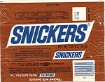 1983 Snickers Candy Wrapper
