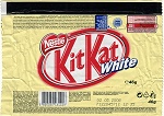 2007 Kit Kat White Candy Wrapper