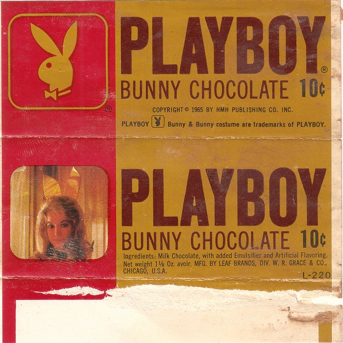 1965 Playboy Candy Wrapper
