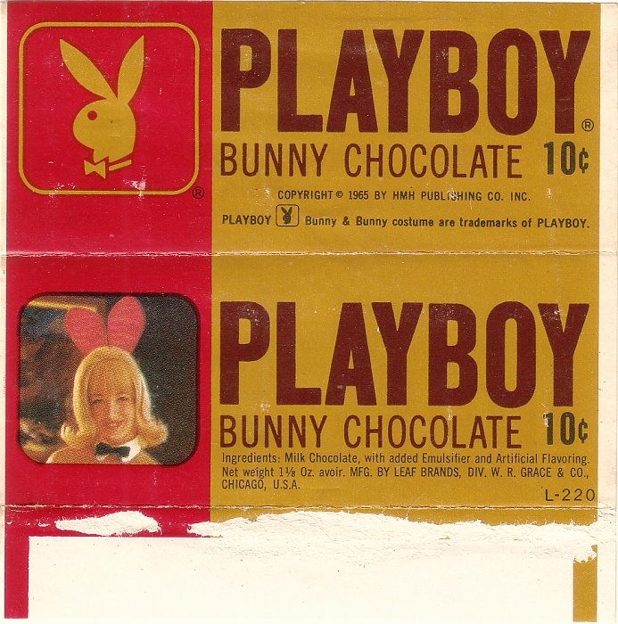 1965 Playboy Candy Wrapper