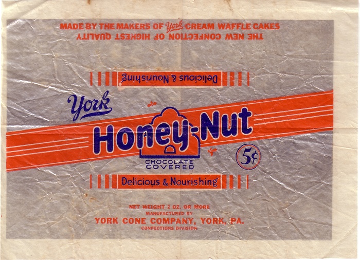 1940s Honey-Nut Candy Wrapper
