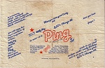 1940s Ping Candy Wrapper