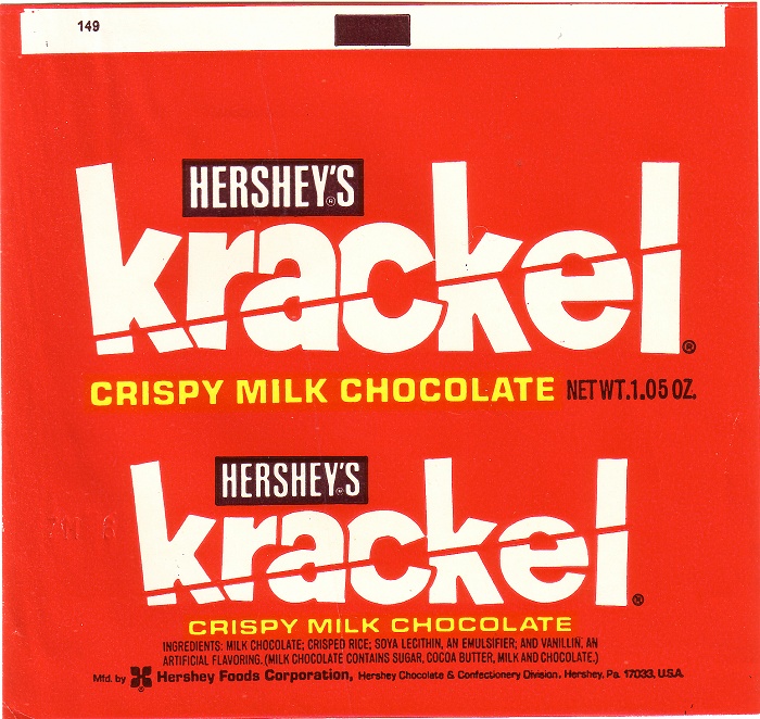 1970s Krackel Candy Wrapper