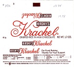 1978 Krackel Candy Wrapper