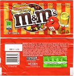 2009 Strawberried Peanut Butter M&Ms Candy Wrapper