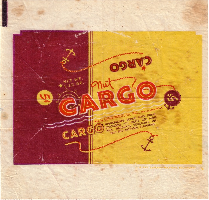 1950s Cargo Candy Wrapper