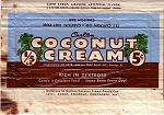 1950s Coconut Cream Candy Wrapper