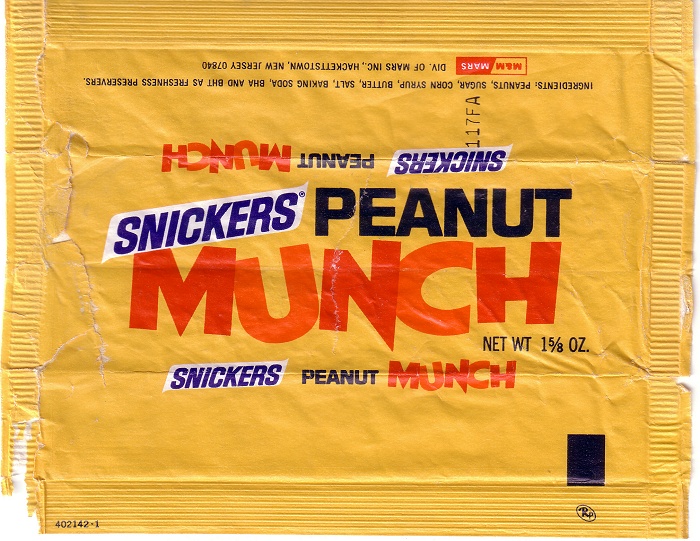 1981 Munch Candy Wrapper