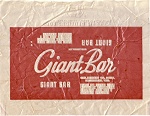 1940s Giant Bar Candy Wrapper
