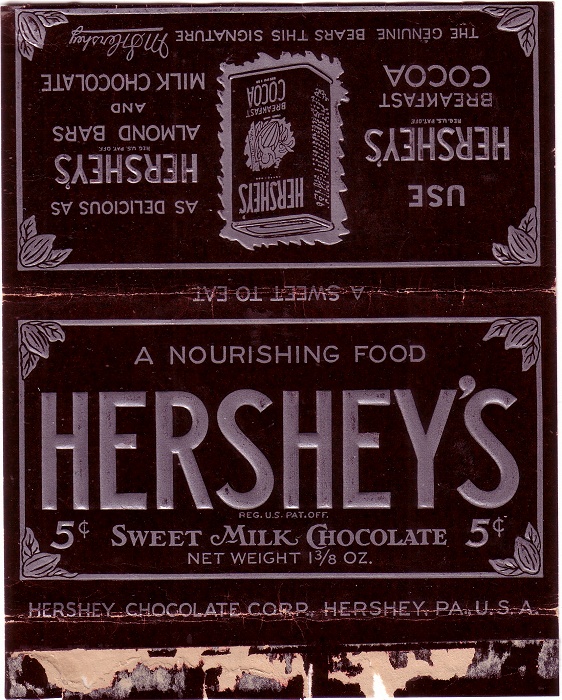 1930s Hershey Candy Wrapper