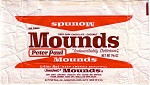 1971 Mounds Candy Wrapper