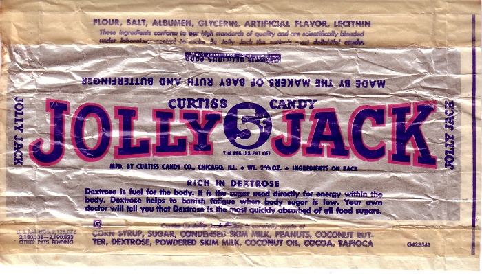 1950s Jolly Jack Candy Wrapper