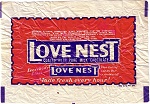 1950s Love Nest Candy Wrapper