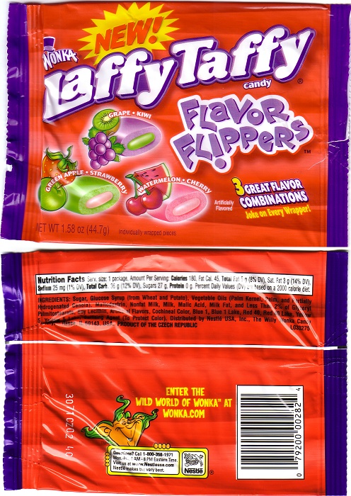 2004 Laffy Taffy Candy Wrapper