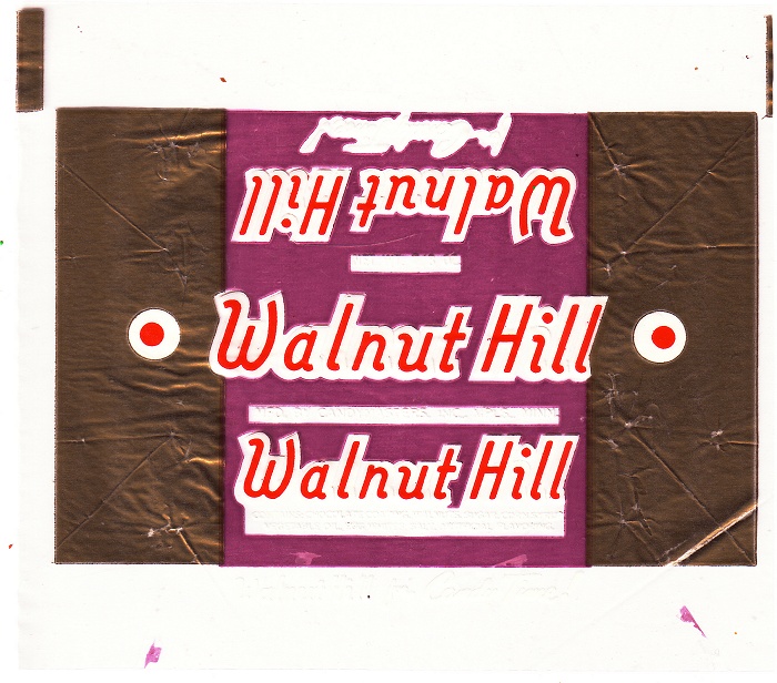 1940s Walnut Hill Candy Wrapper