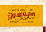 1950s Caramel Nut Chew Candy Wrapper