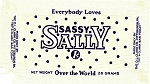 1940s Sassy Sally Candy Wrapper