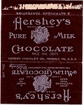 1908 Hershey Candy Wrapper