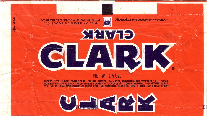 1970s Clark Candy Wrapper